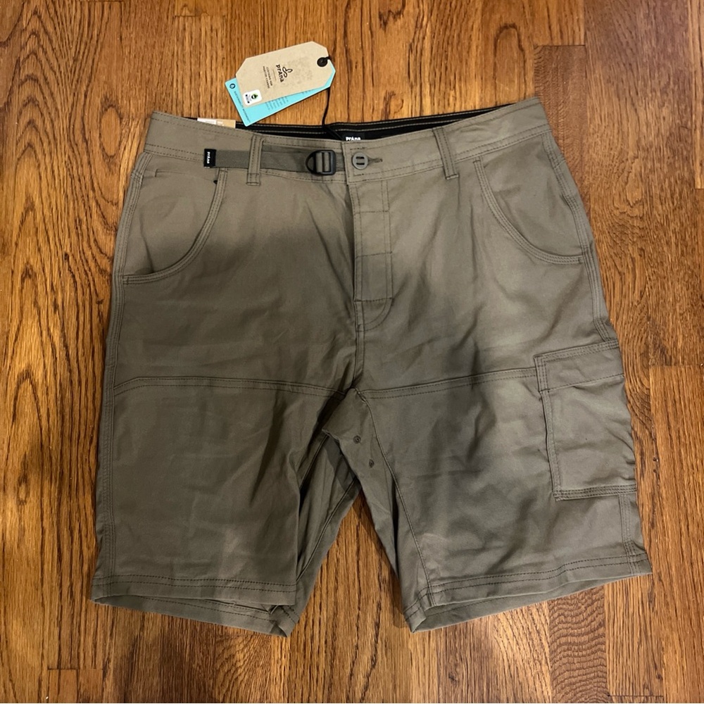 Prana Men's Mud Brown Cargo Shorts size 33/10